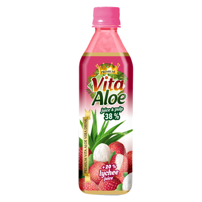 Napój z aloesem Liczi 38% VITA ALOE 0,5L 500ml